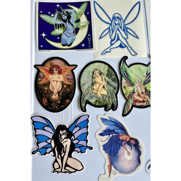 Fairy Magic Lot - 30 Stickers Prints Postcards Pin Fantasy Art - Picture 7 of 10